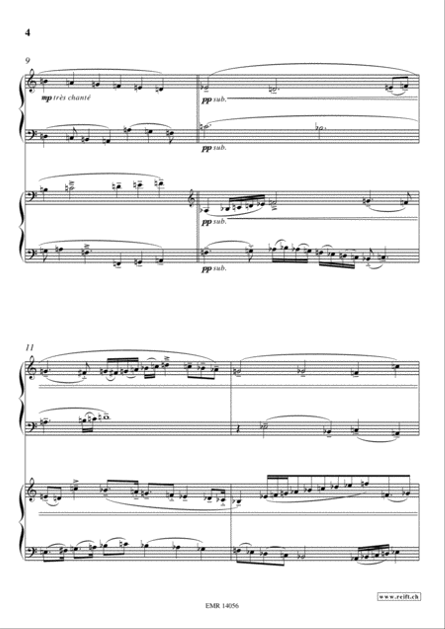 Fantasia Del Quarto Tono Fantasia Del Quarto Tono Piano Duet scores gallery preview page 4