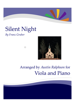 Silent Night for viola solo - with FREE BACKING TRACK and piano accompaniment to play along