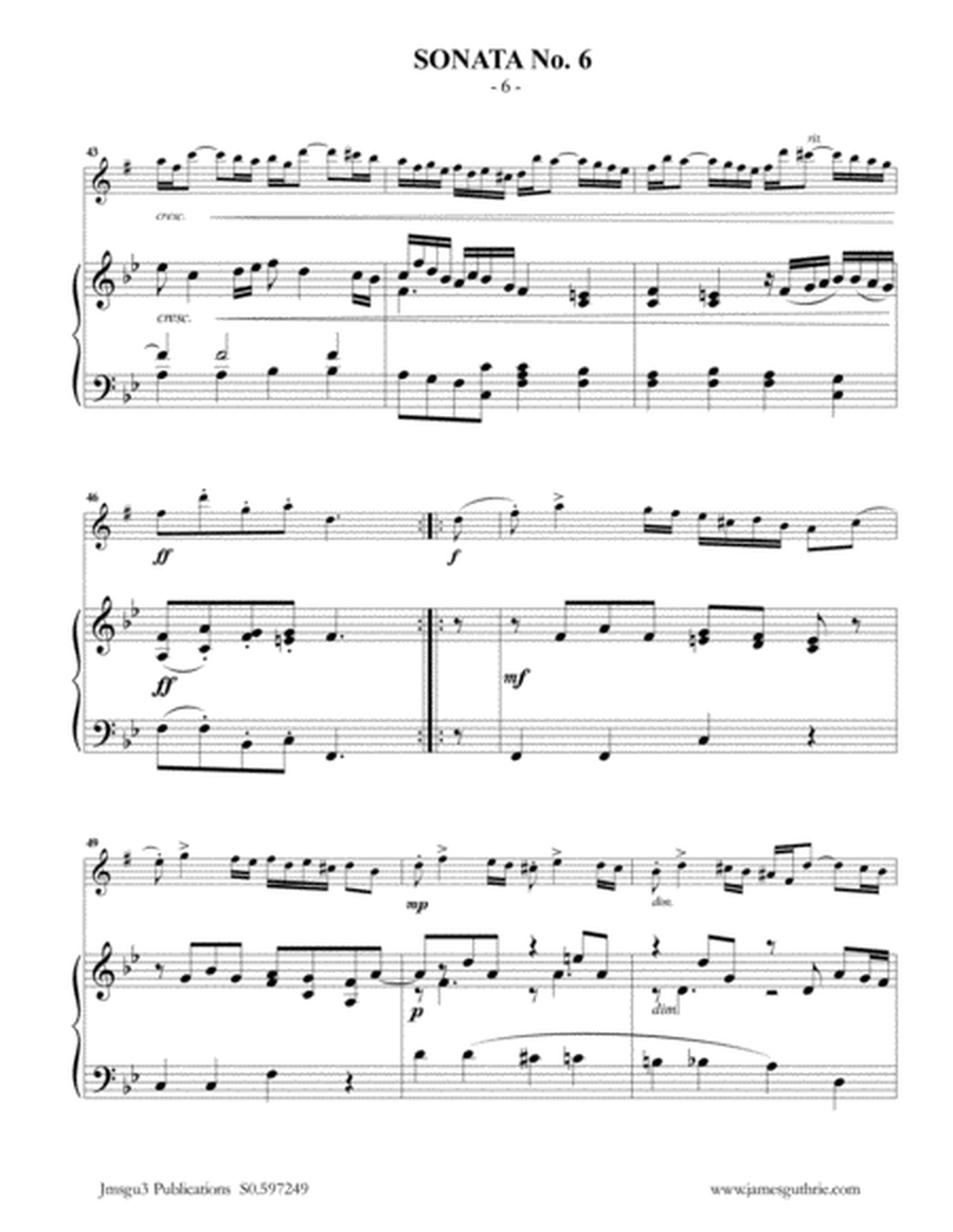 Vivaldi: Sonata No. 6 for Baritone Sax & Piano image number null