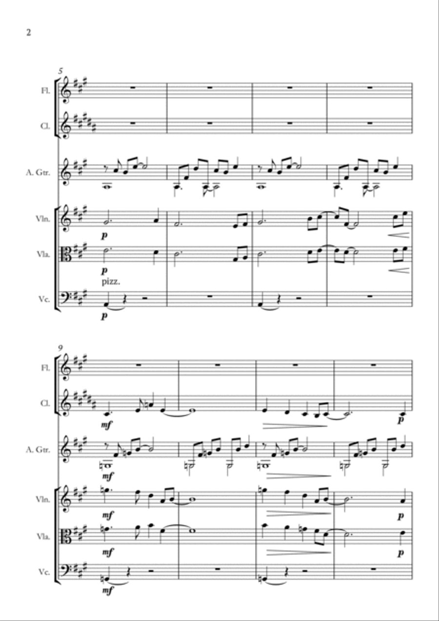 Wet Hands Clarinet scores gallery preview page 2