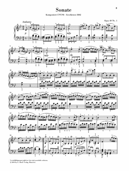 Five Easy Piano Sonatas