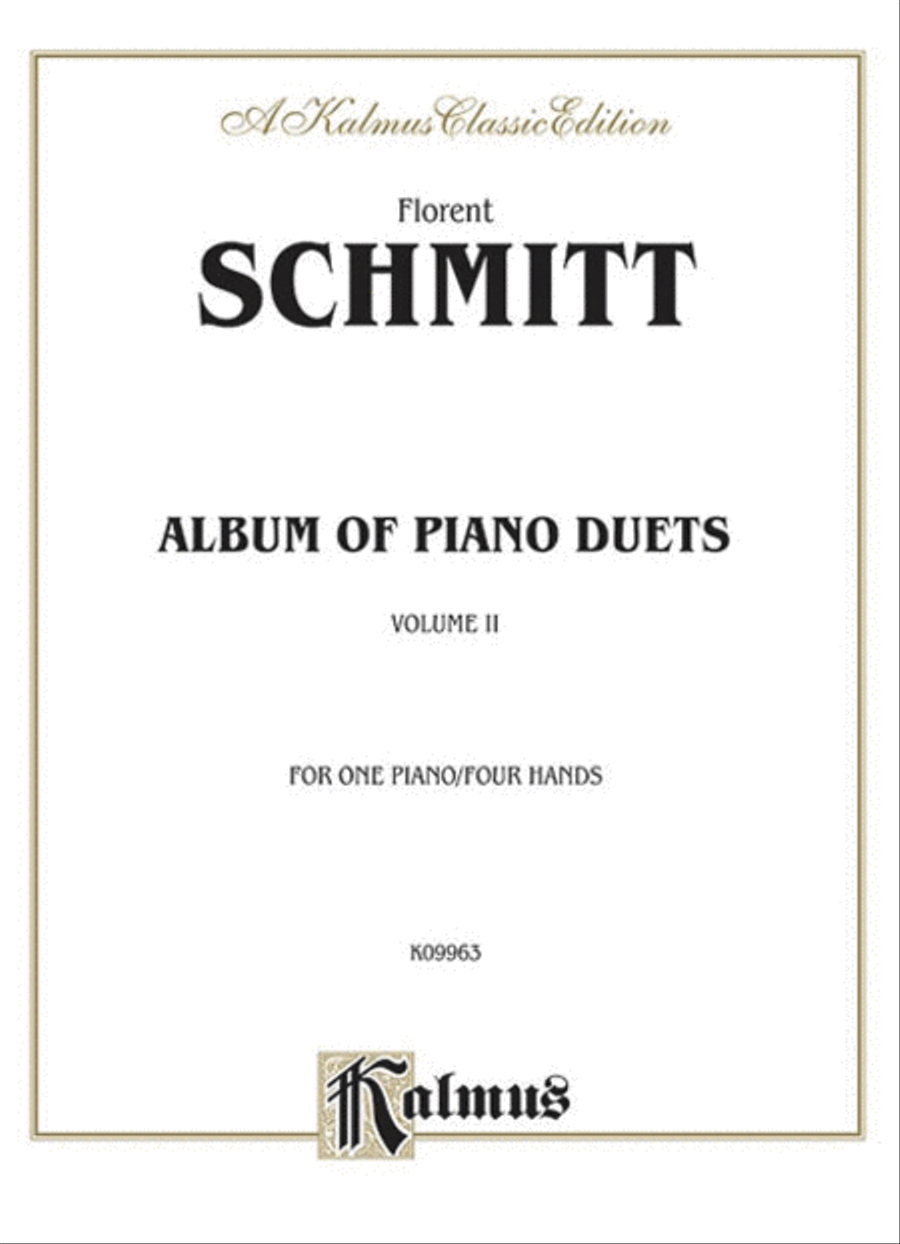 Schmitt Album of Piano Duets, Volume 2 (Collection)