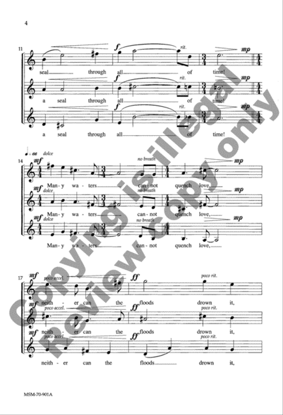 Song of Solomon (Choral Score)