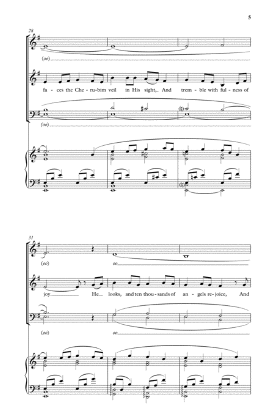 His voice as the sound 4-Part scores gallery preview page 5