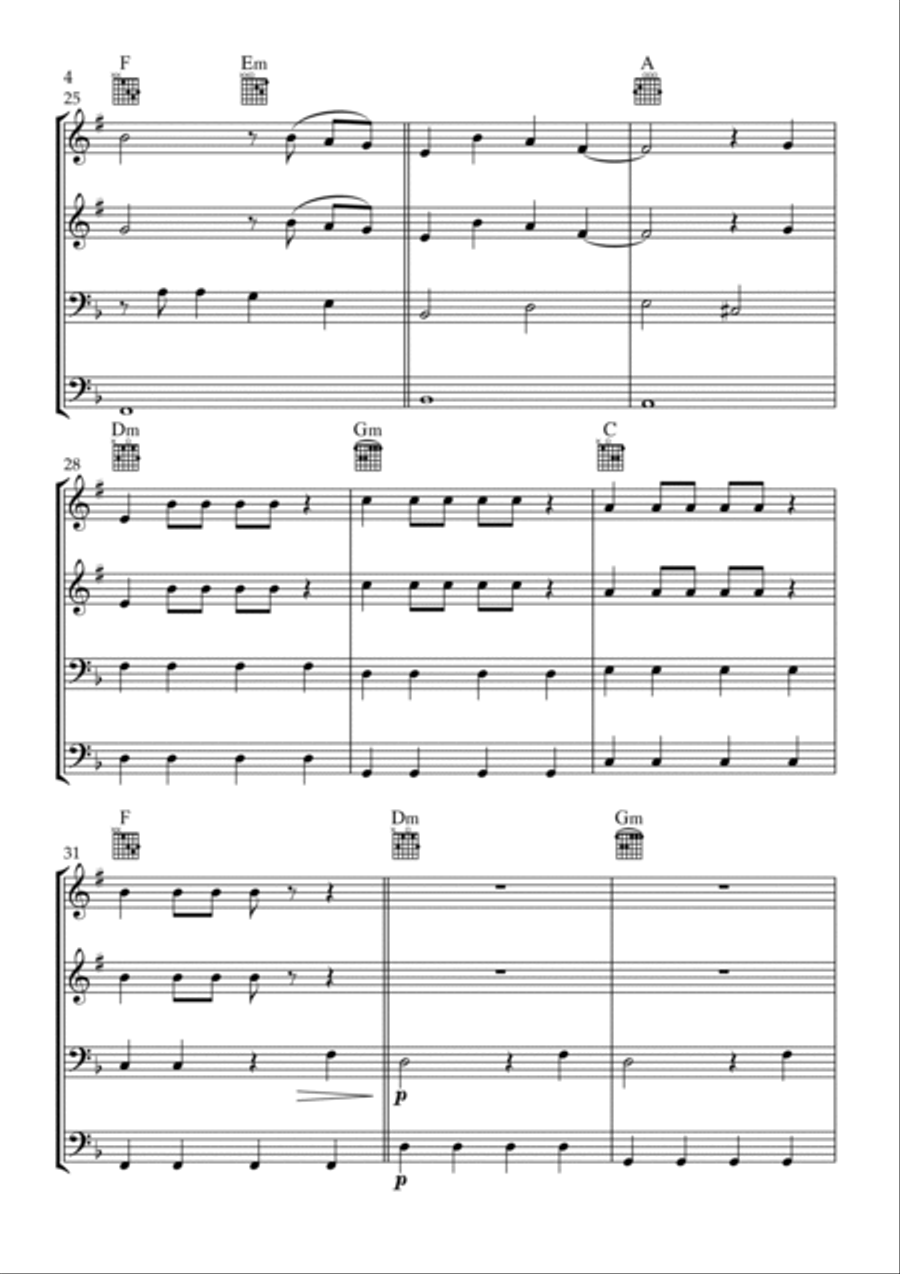 Flowers Trombone scores gallery preview page 4