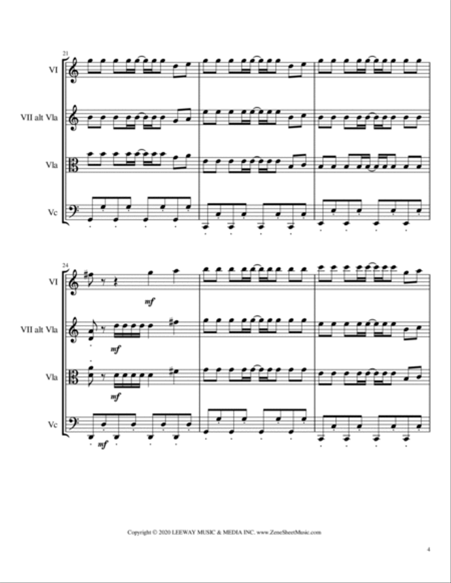 Baby Shark String Trio scores gallery preview page 4