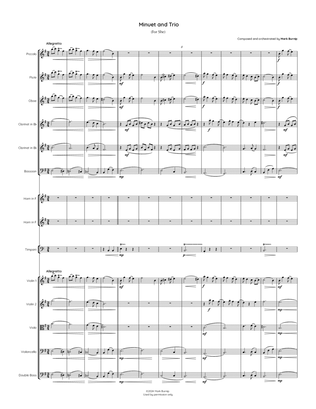 Minuet and Trio - Score Only
