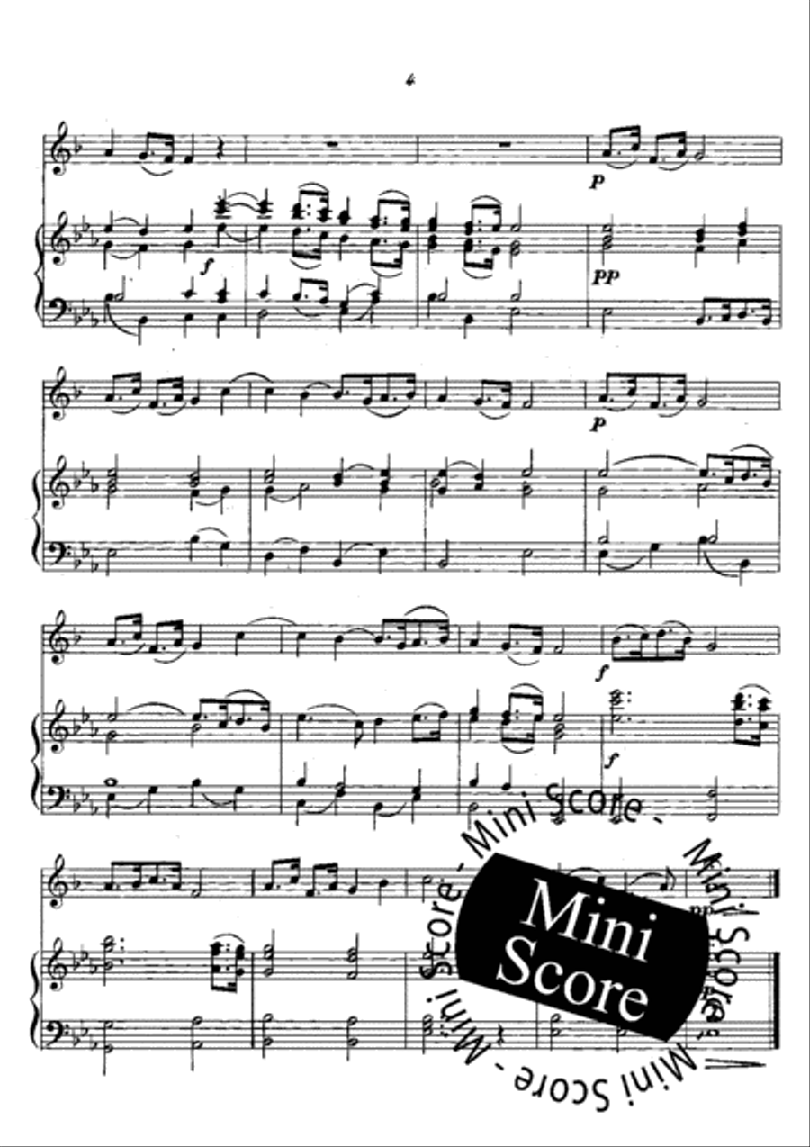 Air from Watermusic Piano Accompaniment scores gallery preview page 6