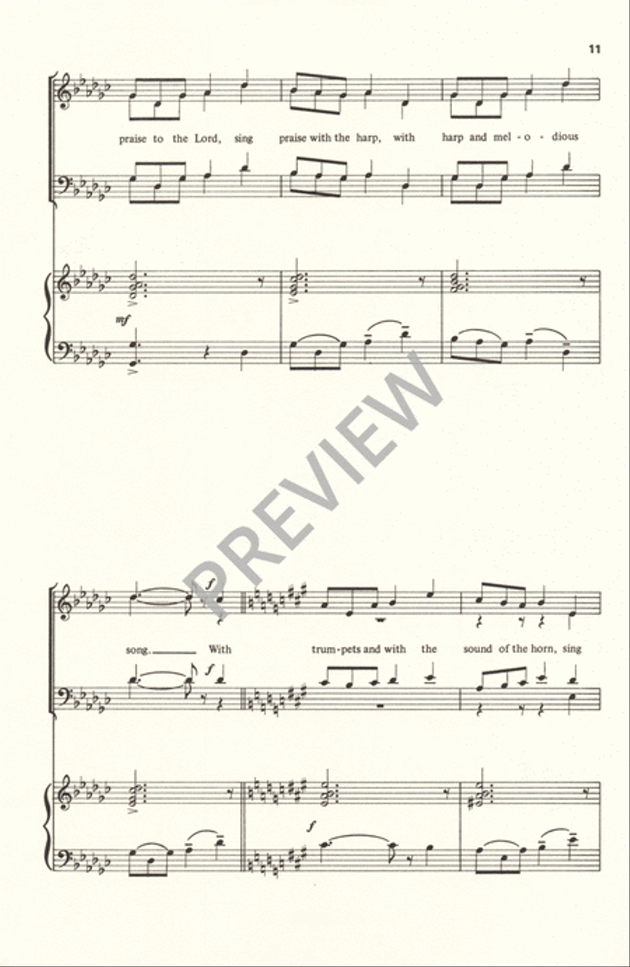 All the Ends of the Earth 4-Part scores gallery preview page 12