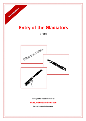 Book cover for Entry of the Gladiators (flute, clarinet and bassoon)