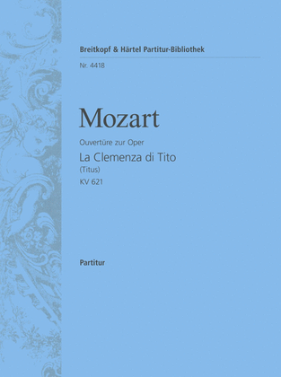 Book cover for La Clemenza di Tito K. 621
