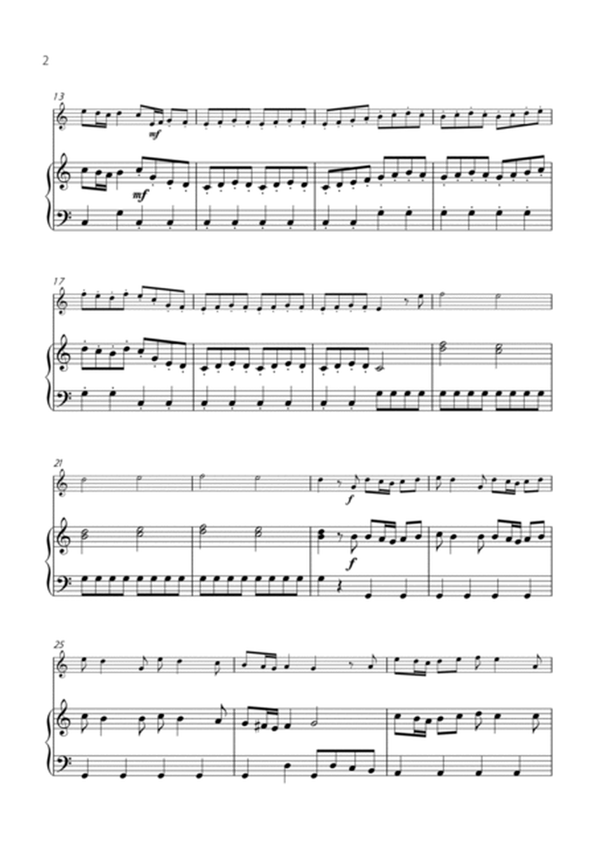 "Spring" (La Primavera) by Vivaldi - Easy version for VIOLIN & PIANO image number null