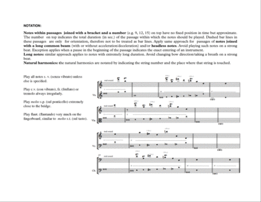 Towards Singularity for an ensemble of 8 instruments Chamber Music scores gallery preview page 3