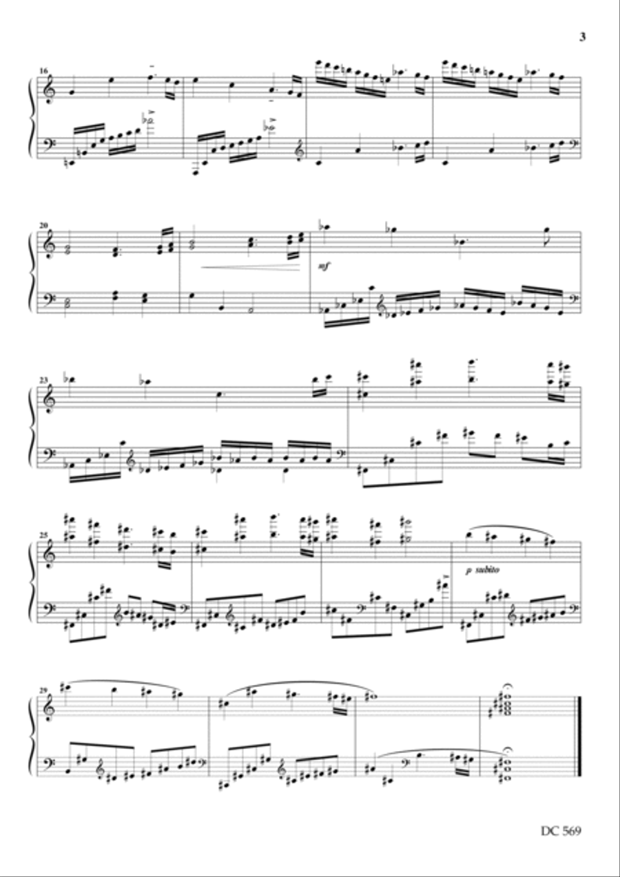 Six Miniatures Piano Solo scores gallery preview page 2