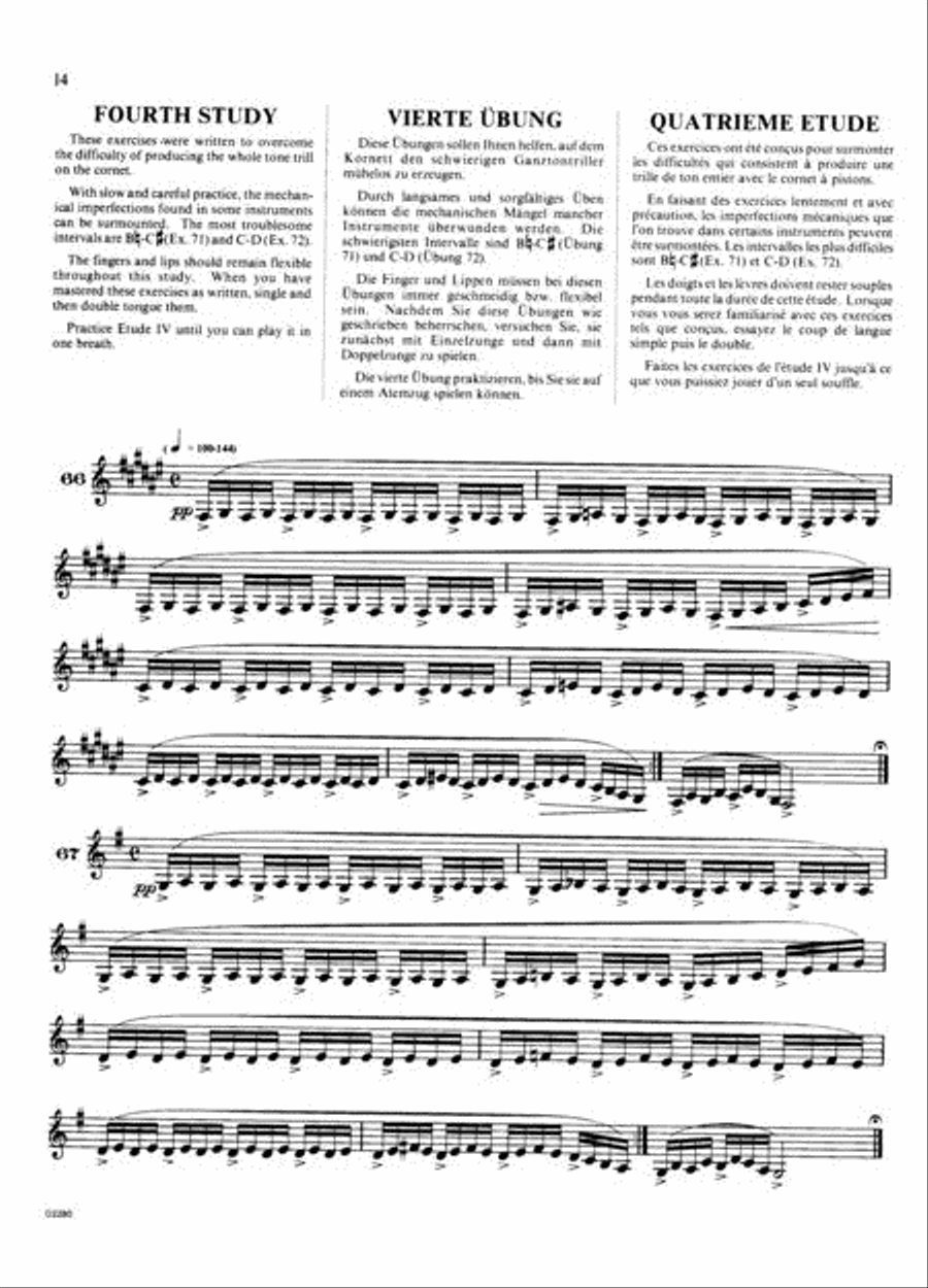 Technical Studies for the Cornet Cornet scores gallery preview page 2
