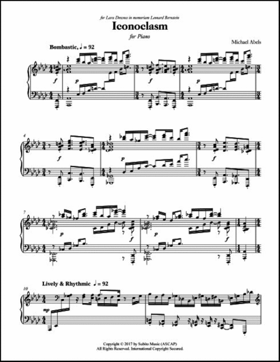 Iconoclasm Iconoclasm Harpsichord scores gallery preview page 3