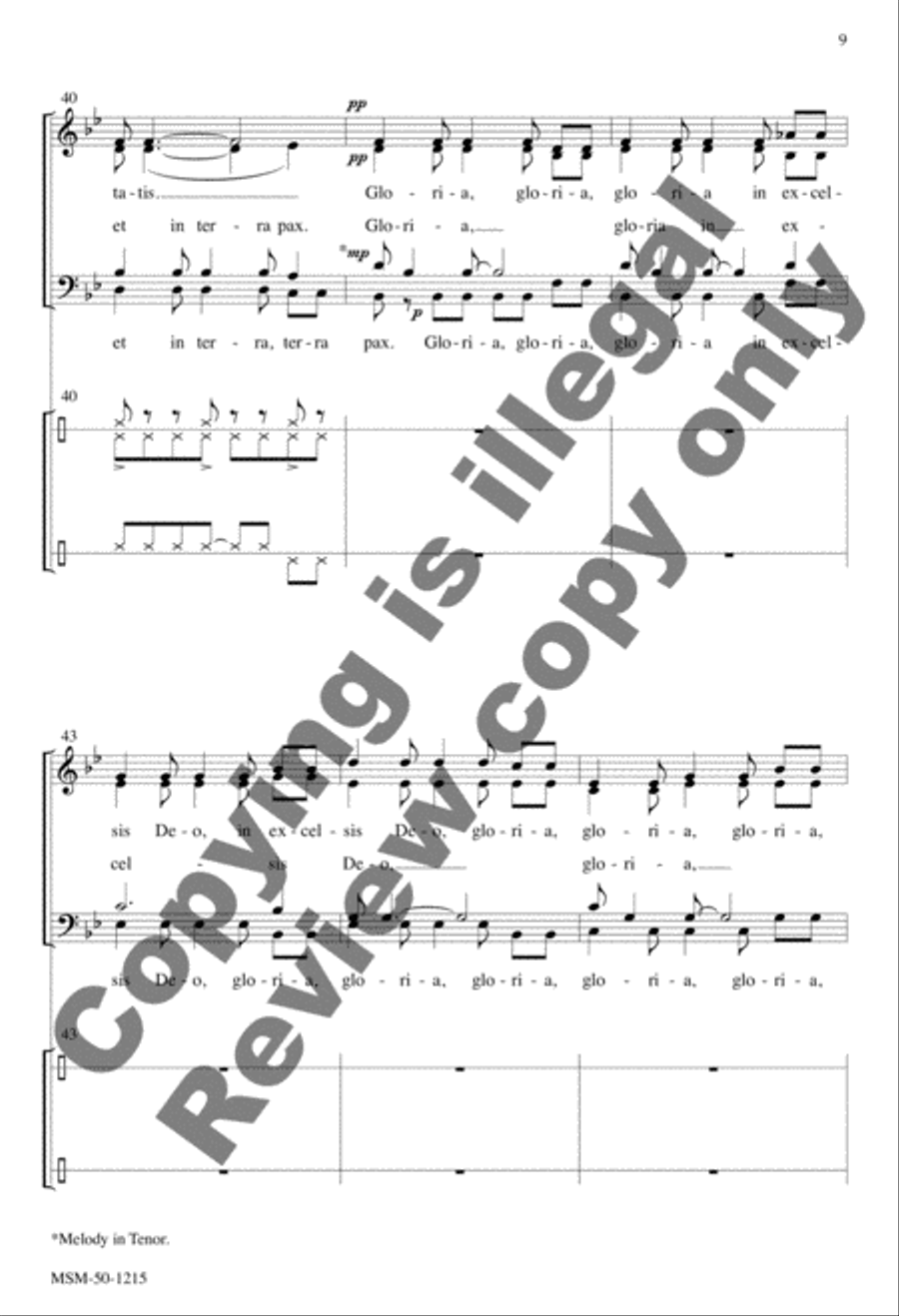 South African Gloria South African Gloria 4-Part scores gallery preview page 9