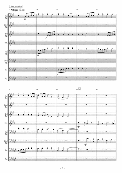 Three Madrigals (for brass octet) image number null
