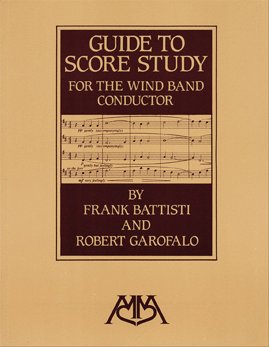 Guide to Score Study for the Wind Band Conductor Concert Band scores gallery preview page 1