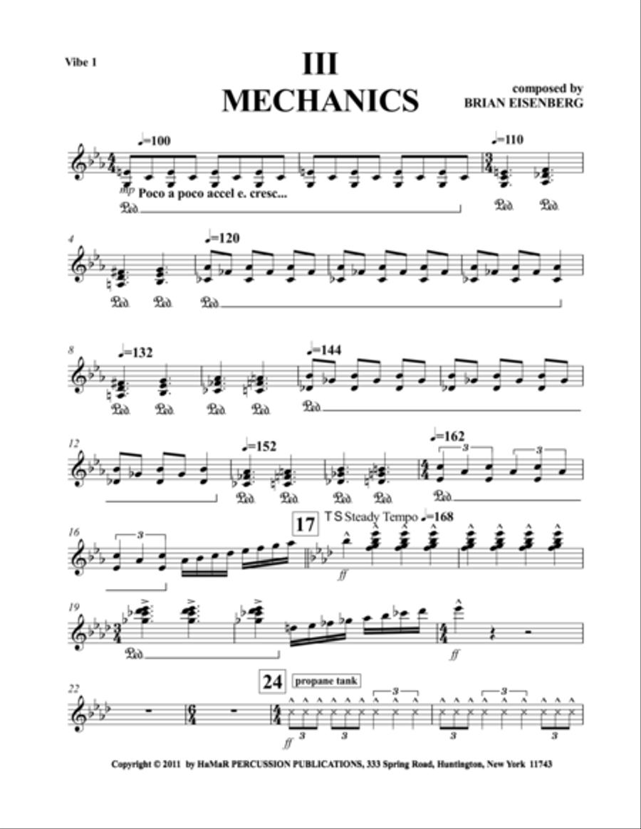 III Mechanics Snare Drum scores gallery preview page 1
