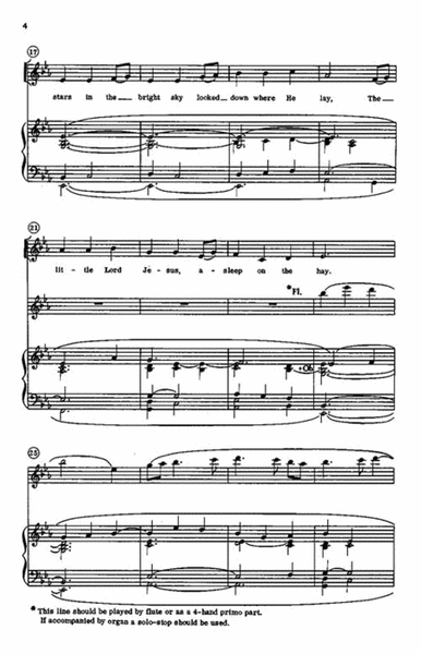 Away in a Manger by William J. Kirkpatrick Choir - Sheet Music