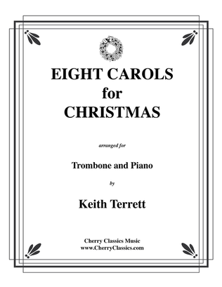 Book cover for Eight Swinging Christmas Carols for Trombone & Piano