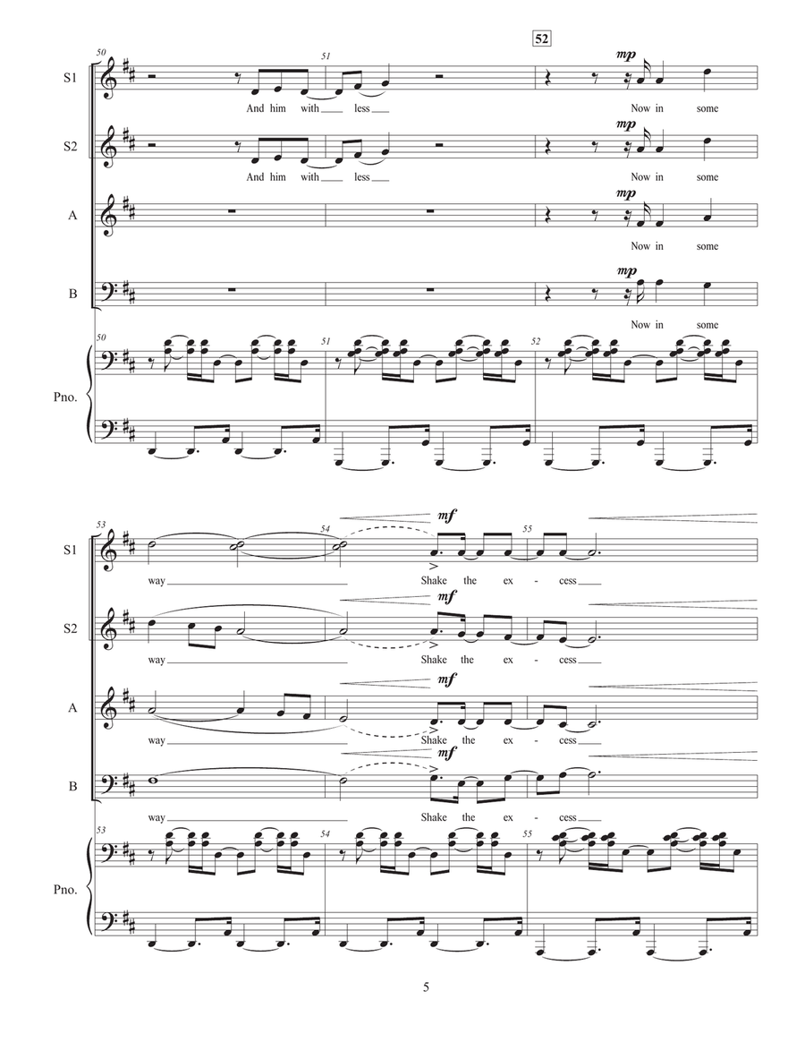 I Will Wait 3-Part scores gallery preview page 5