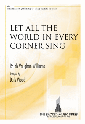 Book cover for Let All the World in Every Corner Sing
