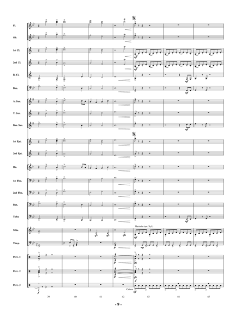 Repercussions Concert Band scores gallery preview page 8