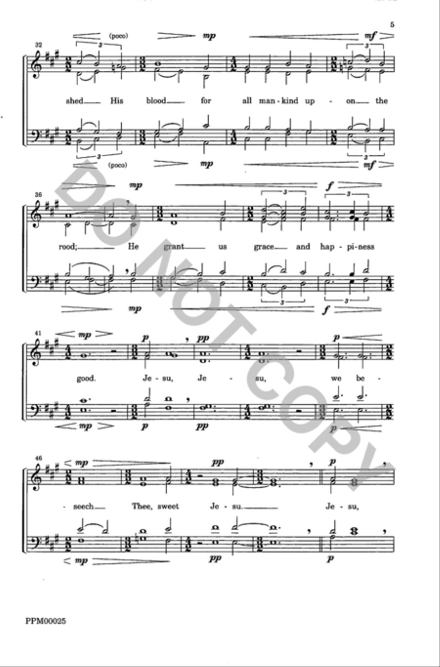 Two Carols Two Carols SSATB scores gallery preview page 6