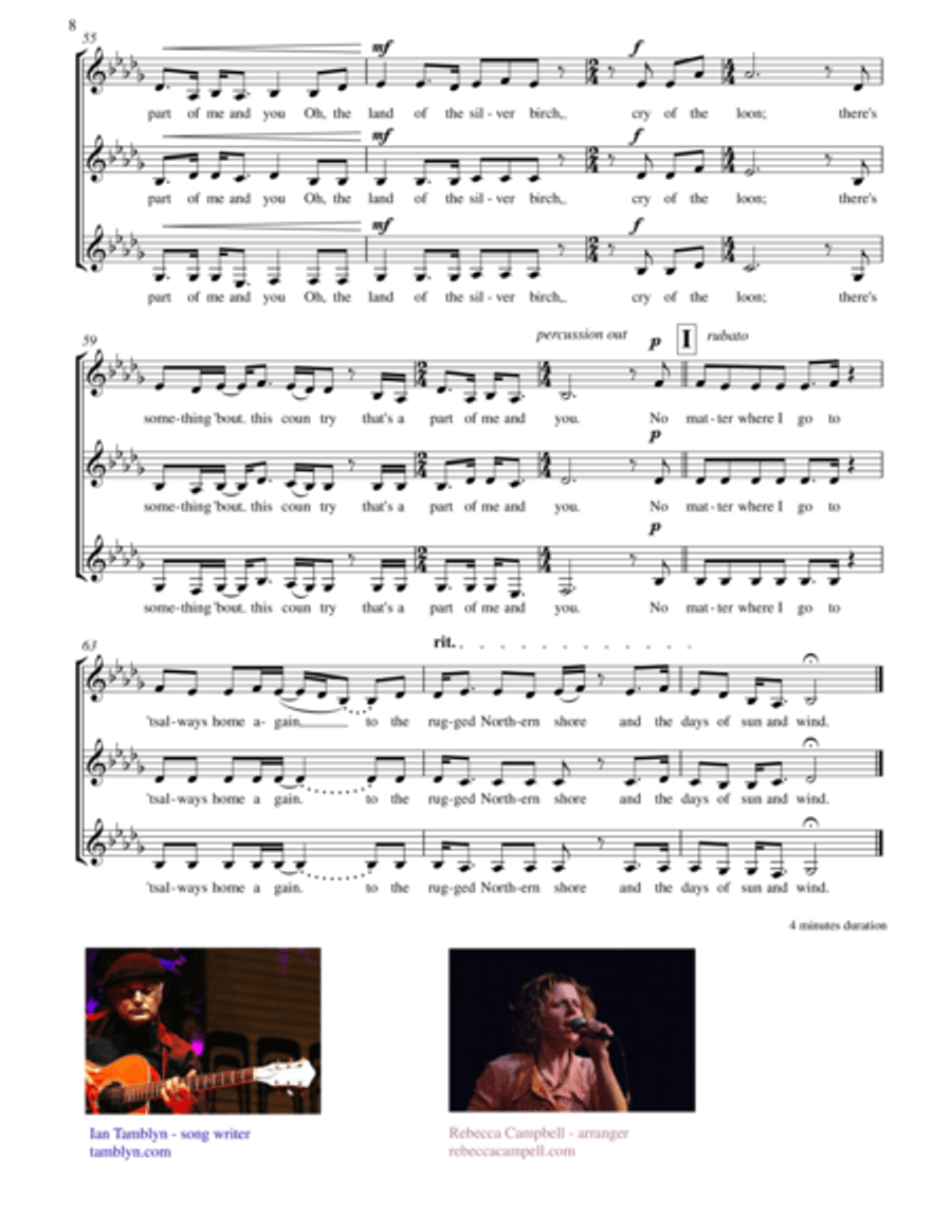 Woodsmoke And Oranges Woodsmoke And Oranges A Cappella scores gallery preview page 8