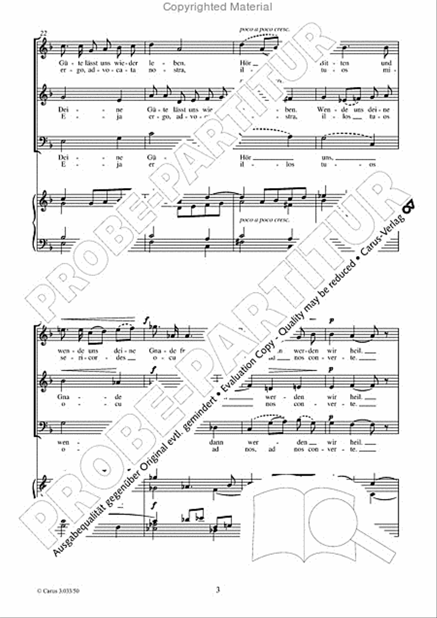 Gott, gib uns Frieden 3-Part scores gallery preview page 4
