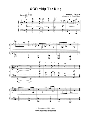 O Worship the King - Piano Solo - Advanced