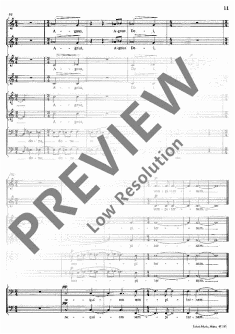 Agnus Dei Divisi scores gallery preview page 12