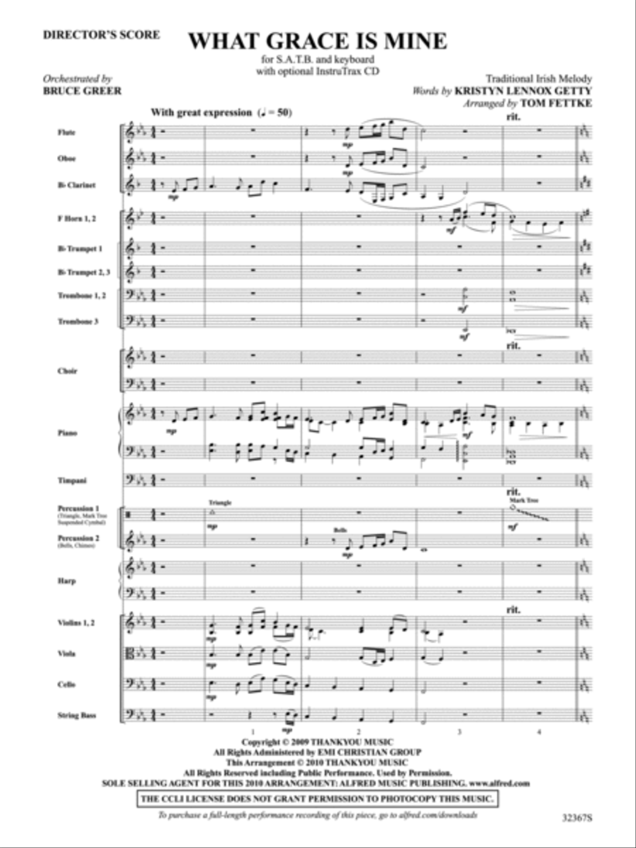 What Grace Is Mine What Grace Is Mine Choir scores gallery preview page 2