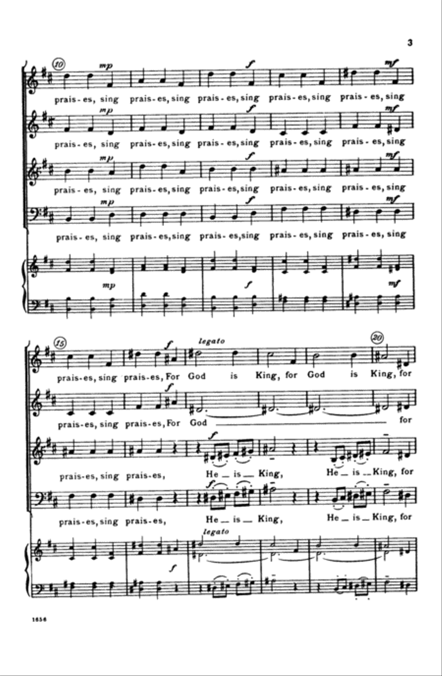Sing Praises Sing Praises 4-Part scores gallery preview page 3
