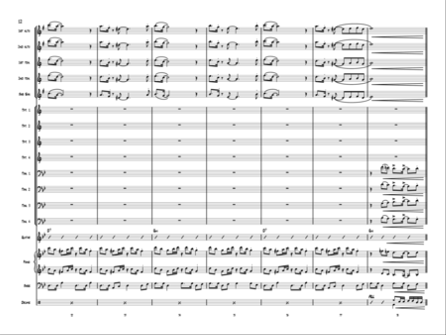 Dance Like No One's Watching Jazz Ensemble - Sheet Music page 12