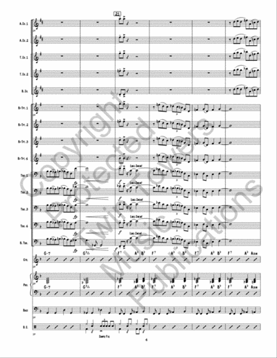 Pocket Aces Pocket Aces Jazz Ensemble scores gallery preview page 5