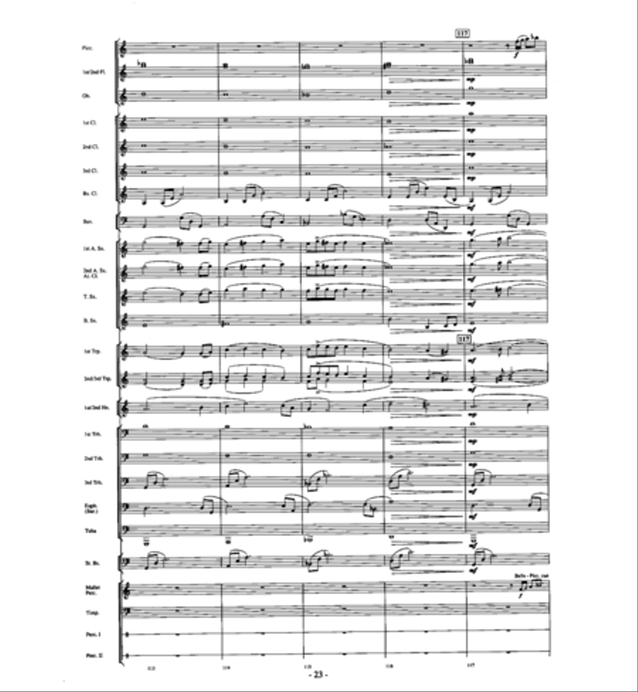Agua's Whelm Agua's Whelm Concert Band scores gallery preview page 22