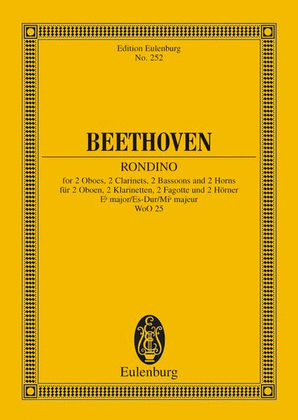 Book cover for Rondino in E-flat Major, Op. Posthumous, WoO 25