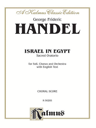 Book cover for Israel in Egypt (1739)