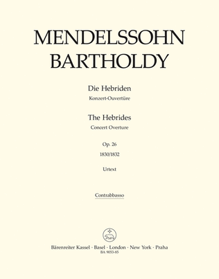 Book cover for The Hebrides, op. 26