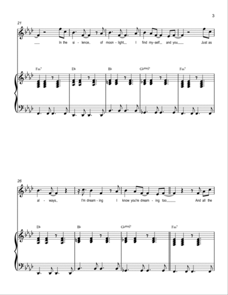 Simplesmente Simplesmente Voice scores gallery preview page 3