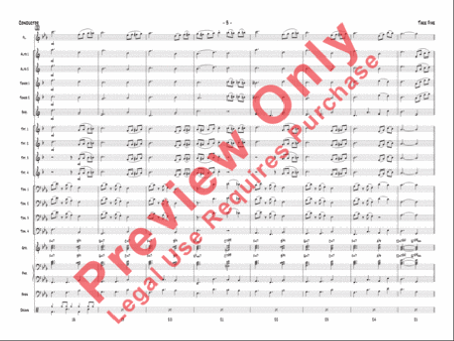 Take Five Jazz Ensemble scores gallery preview page 7