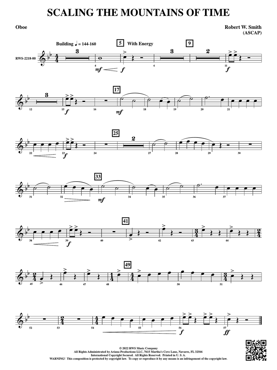 Scaling the Mountains of Time: Oboe