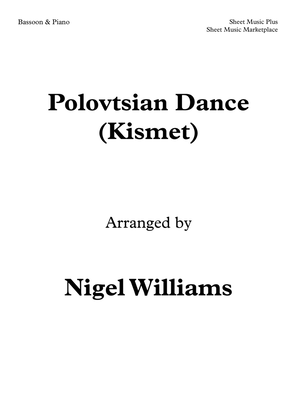 Polovtsian Dance (Kismet), for Bassoon and Piano