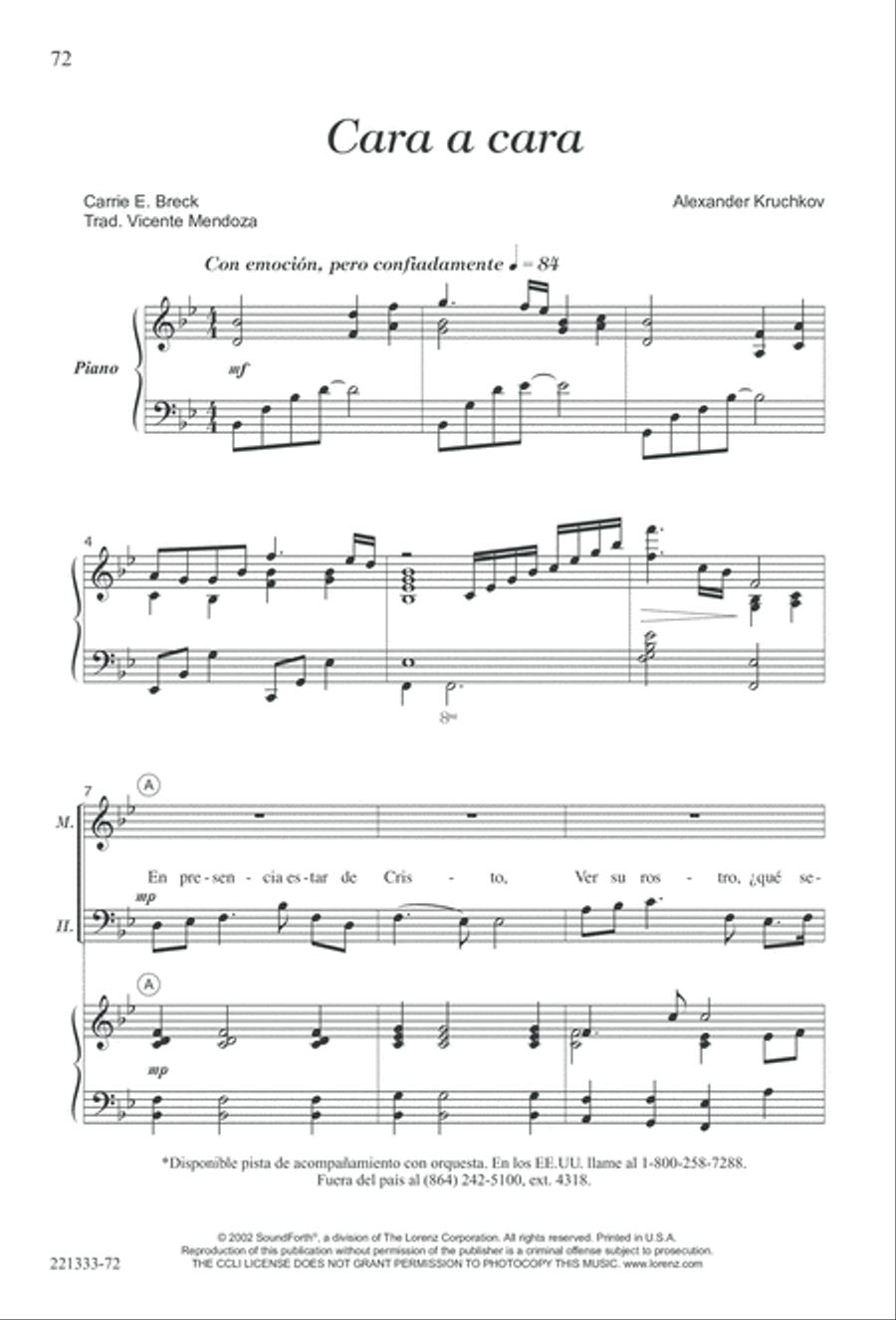 Siervos de Jesus Siervos de Jesus 4-Part scores gallery preview page 76