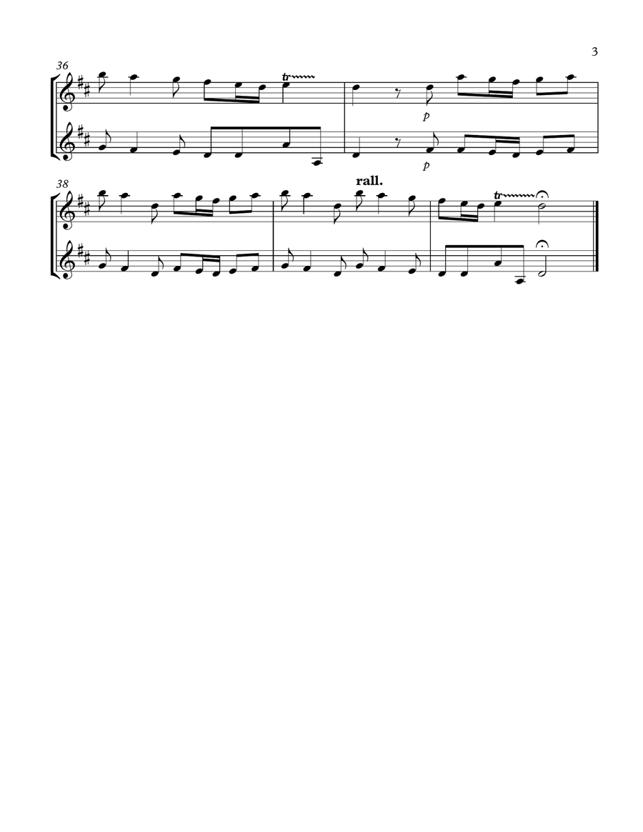 The Four Seasons (Spring): Clarinet Duet Clarinet Duet scores gallery preview page 3