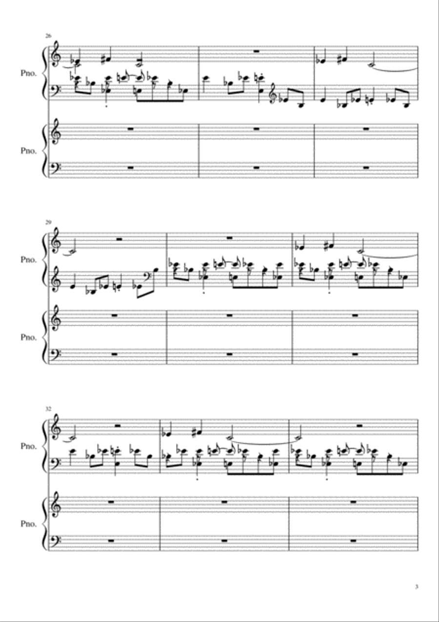 MOhan MOhan Easy Piano scores gallery preview page 3