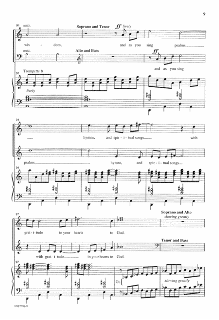 The Peace of Christ The Peace of Christ 4-Part scores gallery preview page 9